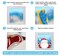 10 Sheets Large Merry Christmas Snowflake Window Stickers Decals for Glass Window Christmas Window Clings Decorations Christmas Decorations with Two Sides for the Home Office, School, and Classroom